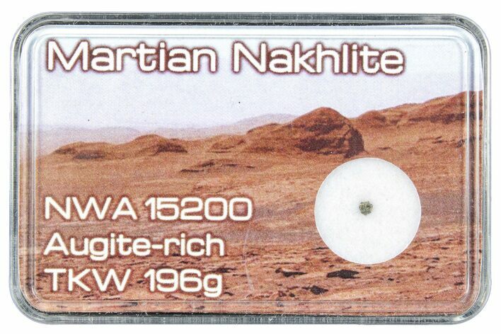 Martian Nakhlite Meteorite Fragment - NWA #292182